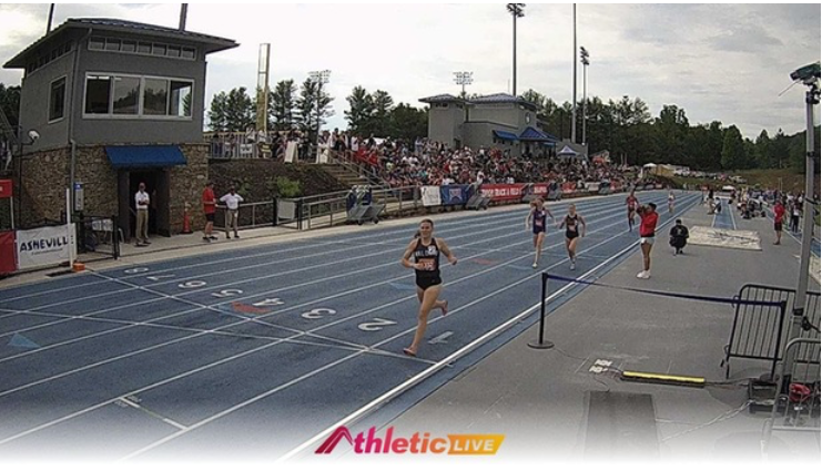 Eliza McKnown competing in 45th Annual NAIA Women’s Outdoor Track & Field National Championship
