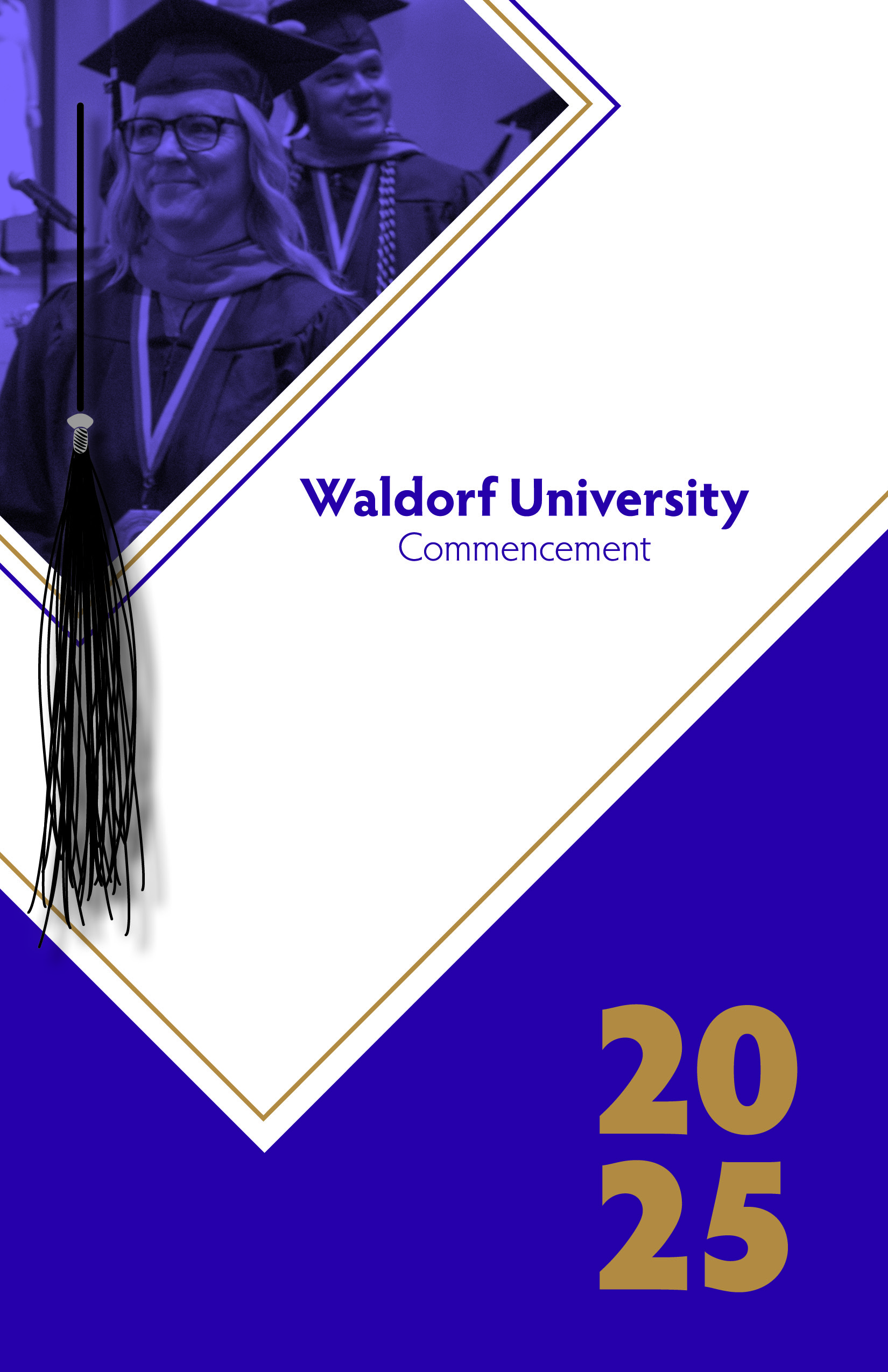 2025 Commencement program cover